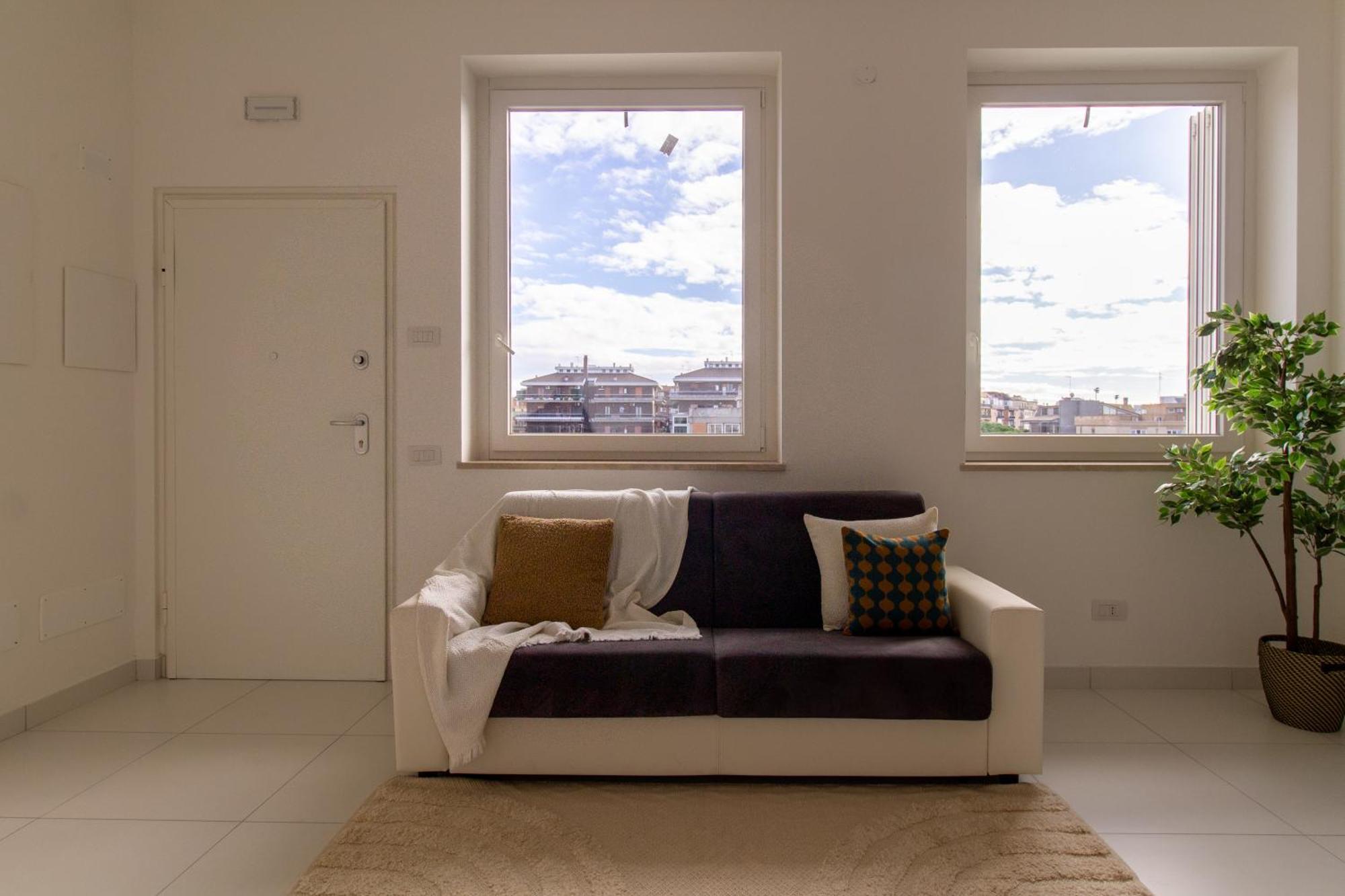 Sky Suite Blue Pomezia Kültér fotó